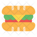 Sandwich Bread Fast Food Icon