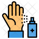 Hand Cleaning Spray Alcohol Icon