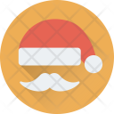 Santa Avatar Moustache Icon