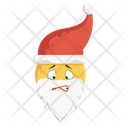 Santa Christmas Emoji Icon
