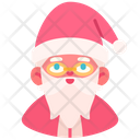 Santa Claus Christmas Holiday Icon