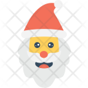 Santa Face Claus Icon