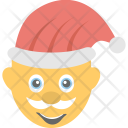 Santa Claus Smiling Icon