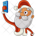 Santa Taking Selfie Icon