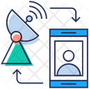 Satellite Communication Satellite Broadcasting Broadcasting Transmission Icon