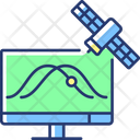 Satellite tracking  Icon