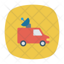 Satellite Van Vehicle Transport Icon