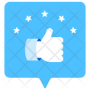 Satisfaction Review Chat Icon
