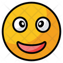 Satisfied Emoji Face Icon