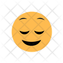 Satisfied Emoji Emoticons Icon