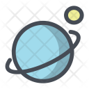 Saturn Galaxy Sputnik Icon