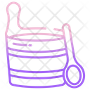 Sauna Bucket Icon