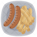 Sausages Protein Diet Breakfast Icon