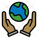 Earth Ecology Save Icon