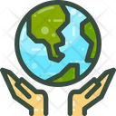 Save Environment Hand Hold Icon
