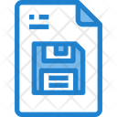 Memory Save File Save As Icon