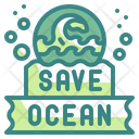Save Ocean Icon