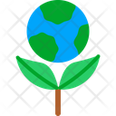 Save The Earth Plant Research Icon