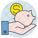 Business Savings Piggy Bank Icon