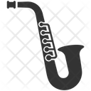Saxophone Jazz Musician Icon