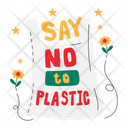 Say No To Plastic Icon