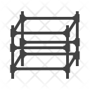 Scaffolding Folding Structure Icon