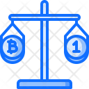 Scales Comparison Bitcoin Icon
