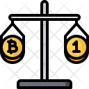 Scales Comparison Bitcoin Icon