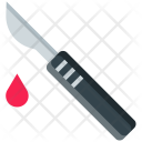 Scalpel Knife Blood Icon