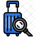 Scan Suitcase Suitcase Verification Icon