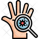 Scan Virus On Hand Icon