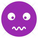Scared Mood Face Icon
