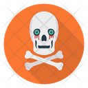 Scary Skull Halloween Icon