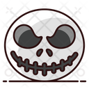 Scary Face Halloween Character Angry Face Icon