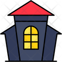 Scary Home Horror House Castle Icon