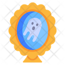 Ghost Mirror Spooky Mirror Scary Mirror Icon