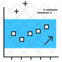 Scatter Trend Forecast Icon