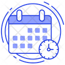 Schedule Time Management Timetable Icon