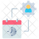 Profilev Profile Schedule Schedule Management Icon