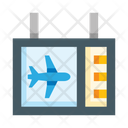 Schedule Of Departures Arrivals Navigation Pointer Icon