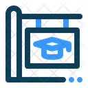 Sign Board School Icon