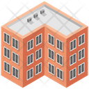 Educational Building College Secondary School Icon