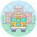 School Bus Local Transport Public Transport Icon