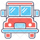 Vehicle Transportation School Bus Icon