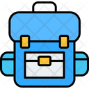 School Satchel Bag Backpack Icon