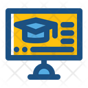 School Website Classroom E Learning Icon