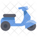 Moped Transport Scooter Icon