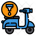 Scooter Oil Filter Icon