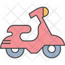 Motor Scooter Transport Icon