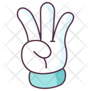 Scout Gesture Hand Gesture Hand Indicator Icon
